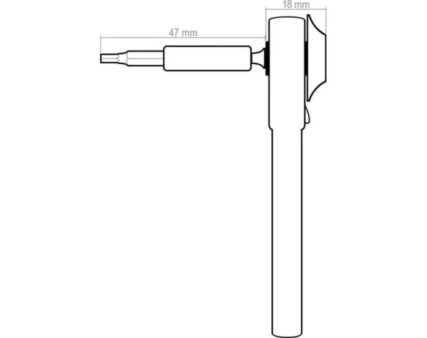 1 Mini-Ratschen-Satz, 40-teilig. Mit 4mm-MiniBit-Einsätzen ( 4
