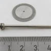 1 Diamant-Trennscheibe 22mm Durchmesser. Ca. 0,3mm Dick. Ge 7