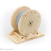 Erdkabeltrommel Ohne Kabel. Bausatz Aus Laser- Und Holzteil 5