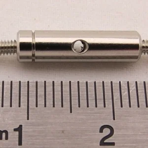 Spannschloss M2 (Alu), Mit Gegenläufige Gewinde. Gesamtläng 7