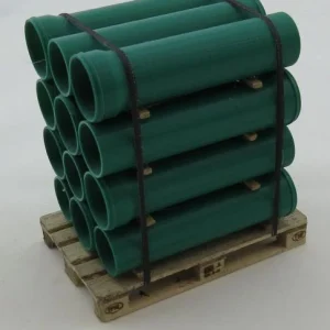Kanalrohr-Palette Im Maßstab 1:14,5. GRÜNE Kanalrohre (3D-Dr 15
