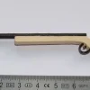 1x Jagdgewehr, 10cm Natur/schwarz 16