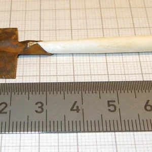 1 Blech-Schaufel, Rostig, Ca.8cm Lang 7