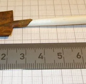 1 Blech-Schaufel, Rostig, Ca.8cm Lang 9