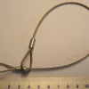 1x Abschlepp-Seil (Anschlagseil) 2,0×300 Mm. Edelstahlseil 5