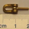 1 Abschleppöse Ohne Augbolzen, 7mmx21mm Messing, Gewinde 7