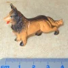1x Schäferhund Ca. 3,8cm Hoch, Stehend, Bemalt, 11