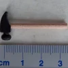 1x Schuster-Hammer 3,5cm Schwarz. Hammerkopf Schwarz. Stil 13