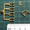 Mini-Schäkel Mit Schraube, Am Giess-Ast. MS-Feinguss, Je 4 7