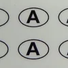 6 Nationalitätskennzeichen . 8mm Hoch Passend Zum 7