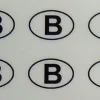 6 Nationalitätskennzeichen . 8mm Hoch Passend Zum 7