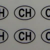 6 Nationalitätskennzeichen . 8mm Hoch Passend Zum 5