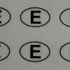 6 Nationalitätskennzeichen . 8mm Hoch Passend Zum 5