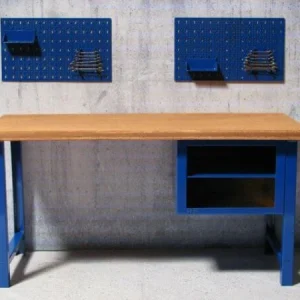 1 Werkstatt-Set, Geätzt. Werkbank Mit Stellfüßen, 18