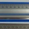1 Schneidelineal, Alu Mit Stahlkante. 300mm. Mit 7