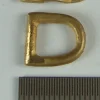 1 Paar D-Ringe Mit Befestigungsmaterial, Messing-Feinguss 19