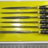 1 Feilensatz Nadelfeilen In Sichtverpackung. 6 Feilen 5