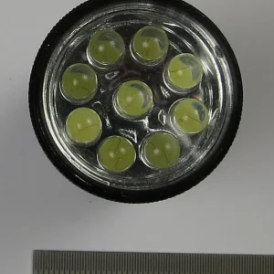 1 Alu-Taschenlampe XCELL Basic 9 LED. Taschenlampe Mit 9 8