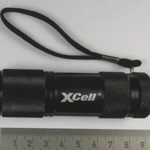 1 Alu-Taschenlampe XCELL Basic 9 LED. Taschenlampe Mit 9 12