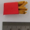 1 Tüte Pommes Frites. Ca. 13x22mm. -Nicht Zum Verzehr Geeign 7