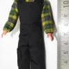 1 Biegepuppe LAGERARBEITER, 14cm Hoch Mit Schwarzer 5