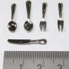1x Besteck-Set Mit 5 Besteck-Teilen. Je Ca. 20mm Lang 7