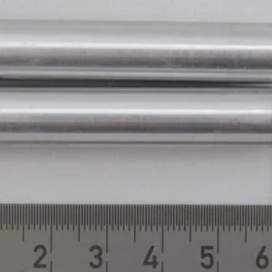 2 Gasflaschen 75x11mm, Alu, Gedreht. Vollmaterial 15