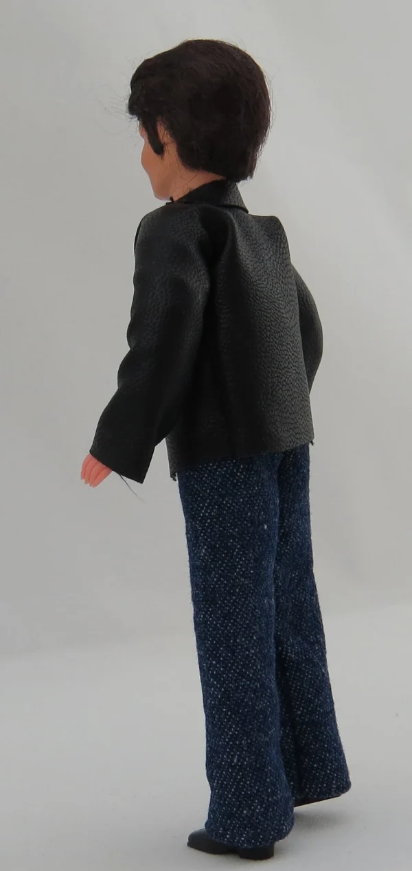 1 Biegepuppe MANN, Ca. 14cm Hoch Mit 50er-Jahre-Frisur 4