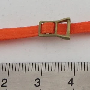 Zurr-Set Aus 4 Kleinen Flachhaken, MS-Feinguss, Zurrband 7