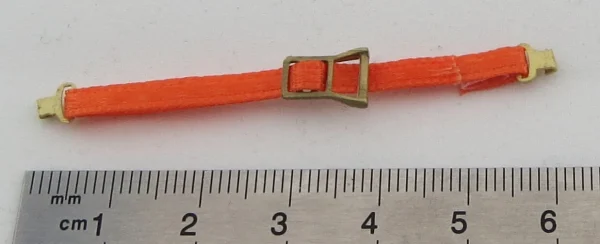 Zurr-Set Aus 4 Kleinen Flachhaken, MS-Feinguss, Zurrband 3