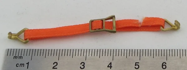 Zurr-Set Aus 4 Grossen Doppelhaken,MS-Feinguss, Zurrband 3