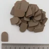 Dachziegel 2cm X 1,4cm, Schwarz, Beutel Mit 40 Stück 5