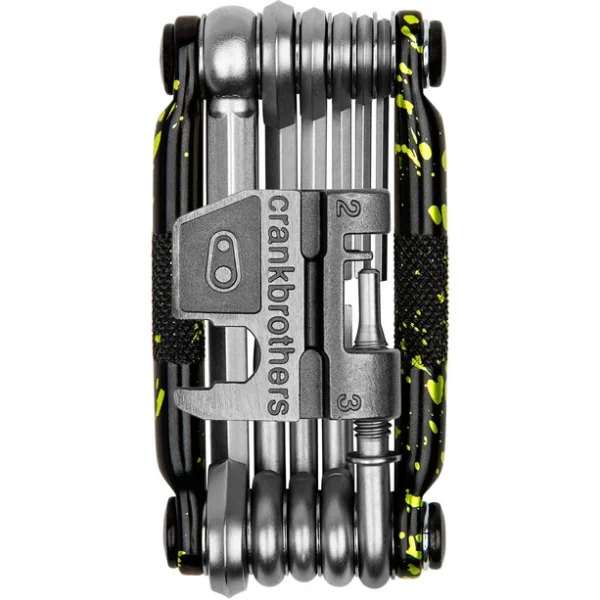 Crankbrothers M17 Multitool Splatter Edition Schwarz/silber 1